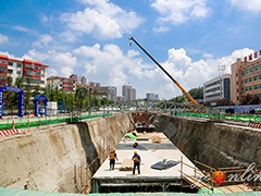 晉城市區中原街地下綜合管廊道路工程全面開(kāi)工